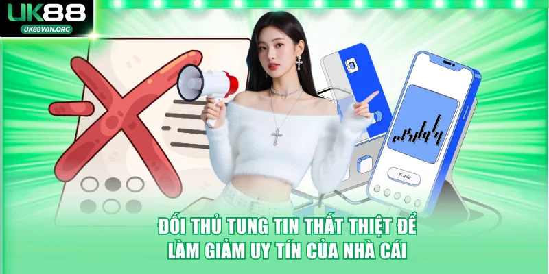 Đối thủ tung tin thất thiệt để làm giảm uy tín của nhà cái