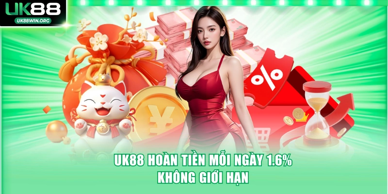 UK88 hoàn tiền mỗi ngày