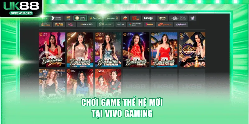 Chơi game thế hệ mới tại VIVO Gaming