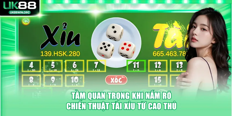 Tầm quan trọng khi nắm rõ các chiến thuật Tài Xỉu từ cao thủ